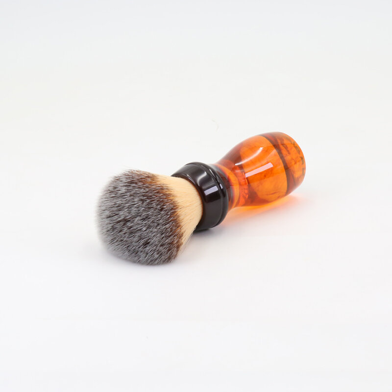 Yaqi-Escovas De Barba Molhada Para Homens, Punho De Resina, Cabelo Sintético, Punho De Defeito, 22mm