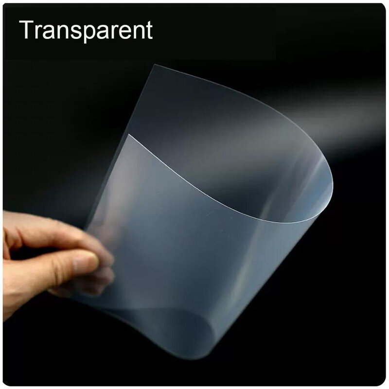50 Stuks 0.2Mm Verdikte Plastic Envelop Bieddocument Transparante Film A4 217X290Mm Vorst Pvc Binding Cover Papier