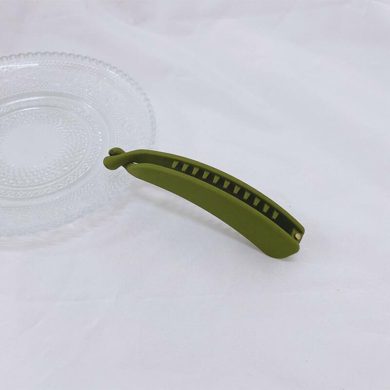 Matte Vintage Banana Clip for Curly Long Straight Short Hair Claw Women Girls Hair Styling Ponytail Holder Hairpin Clamp Grip
