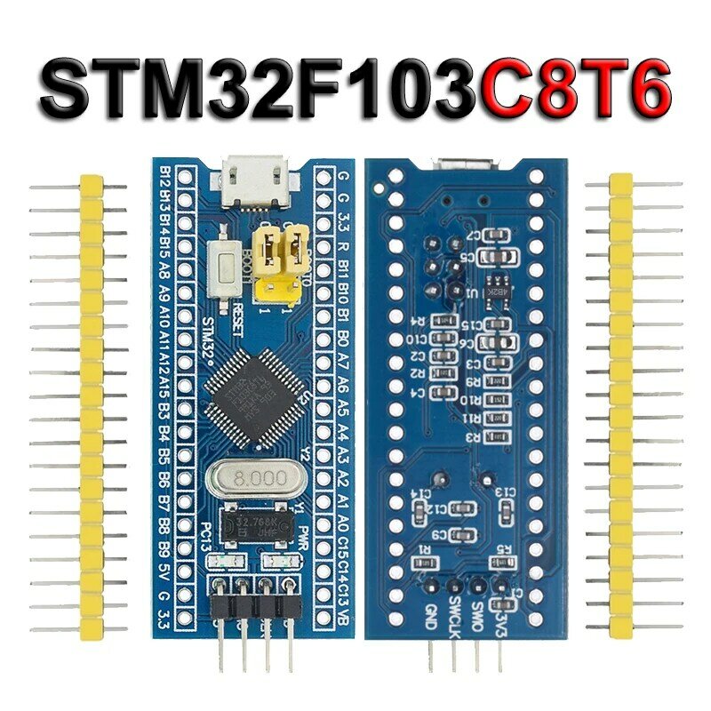 Программатор ST LINK Stlink ST-Link V2 Mini STM8 STM32 для загрузки с крышкой A41, 1 шт.