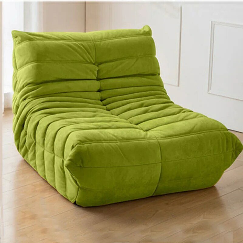 أريكة واحدة أريكة كسولة تاتامي غرفة المعيشة غرفة نوم جميلة الترفيه كرسي واحد القراءة كرسي شرفة كرسي هزاز