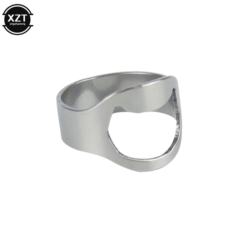 1Pc Portable Beer Bottles Opener Unique Stainless Steel Silver Finger Ring Openers Kitchen Tool Home & Living Gadgets Bar Opener