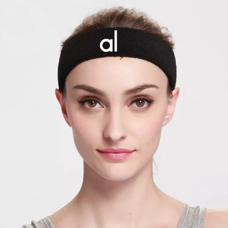 AL Headband penyerap keringat Yoga, Set gelang bando olahraga uniseks luar ruangan petualangan
