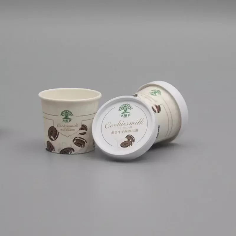 Customized productFactory Hot Sell Disposable Ice Paper Cup Paper Bowl