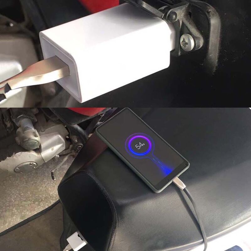 For Motorbike Electric Vehicle Motorcycle Mobile Phone Charger USB Charger Electromobile Charging Adapter Fast Charging