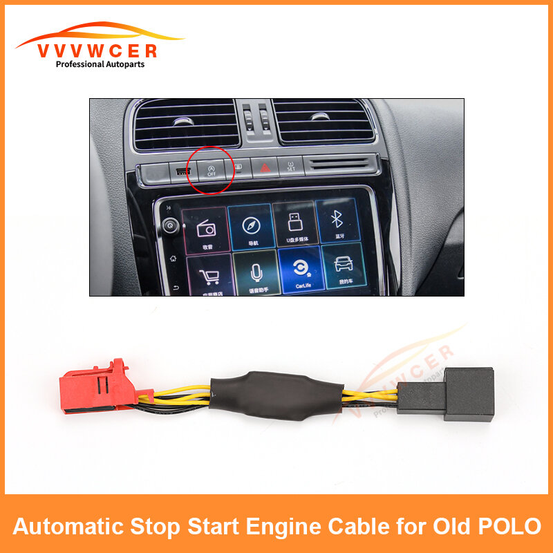 For VW Golf 7 7.5 Passat B8 Automatic Stop Start Engine System Off Control Start Stop Canceler Cable for POLO Atlas ARTEON