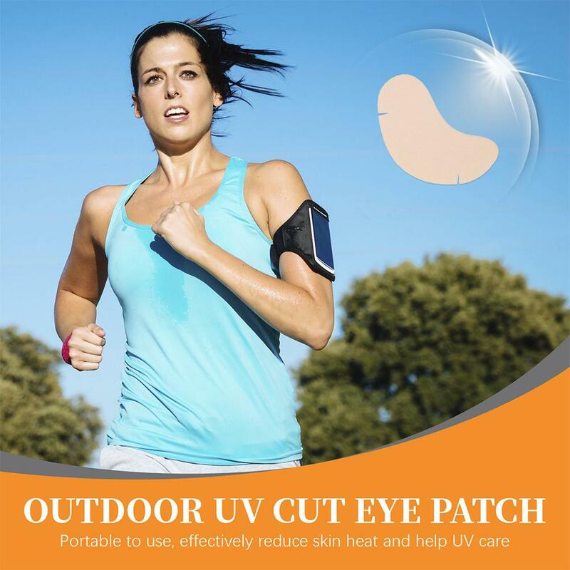 الحفاظ على الحماية في الهواء الطلق مع بقع العين التي تعمل بأشعة الشمس ، ملصقات العين المرطبة والواقية من الشمس ، 5 أزواج من بقع العيون من الكولاجين ، بقع العين
