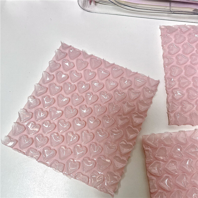 10 pezzi Pink Love Bubble Mailer sacchetti di imballaggio autosigillanti forniture per piccole imprese buste imbottite buste a bolle sacchetti postali