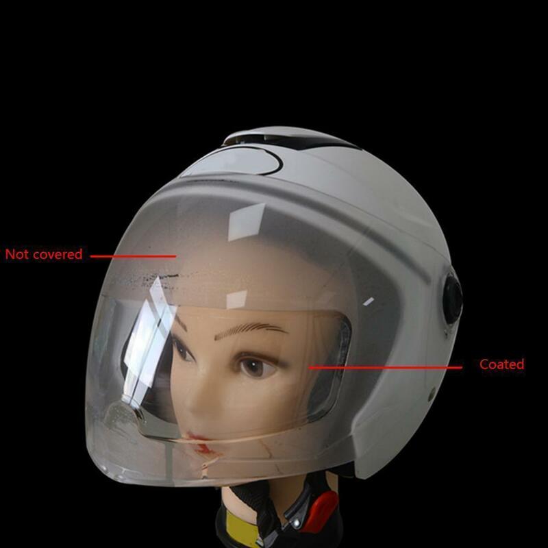 1/2pcs/4pcs Motorcycle Helmet Anti-fog Patch Film Helmet Rainproof Lens Protective Visor Antifog Motor Racing Accessories