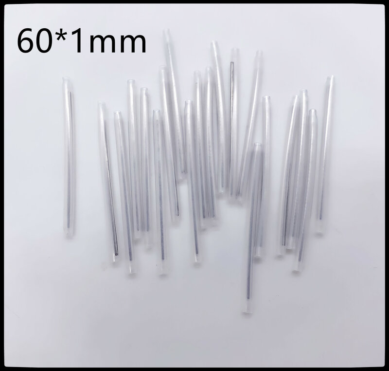 광섬유 스플라이싱 슬리브 케이블 보호 슬리브, FTTH 열 수축 스플라이스 보호대, 열 수축 튜브, 40mm, 45mm, 60mm x 1.0mm