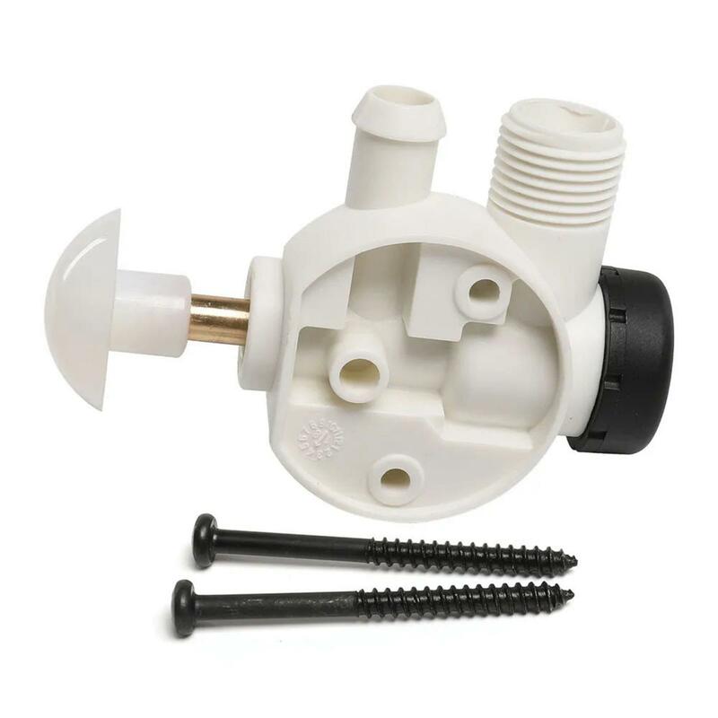 RV Water Valve Assembly Vehicle Repair Parts White Lightweight Easily Install