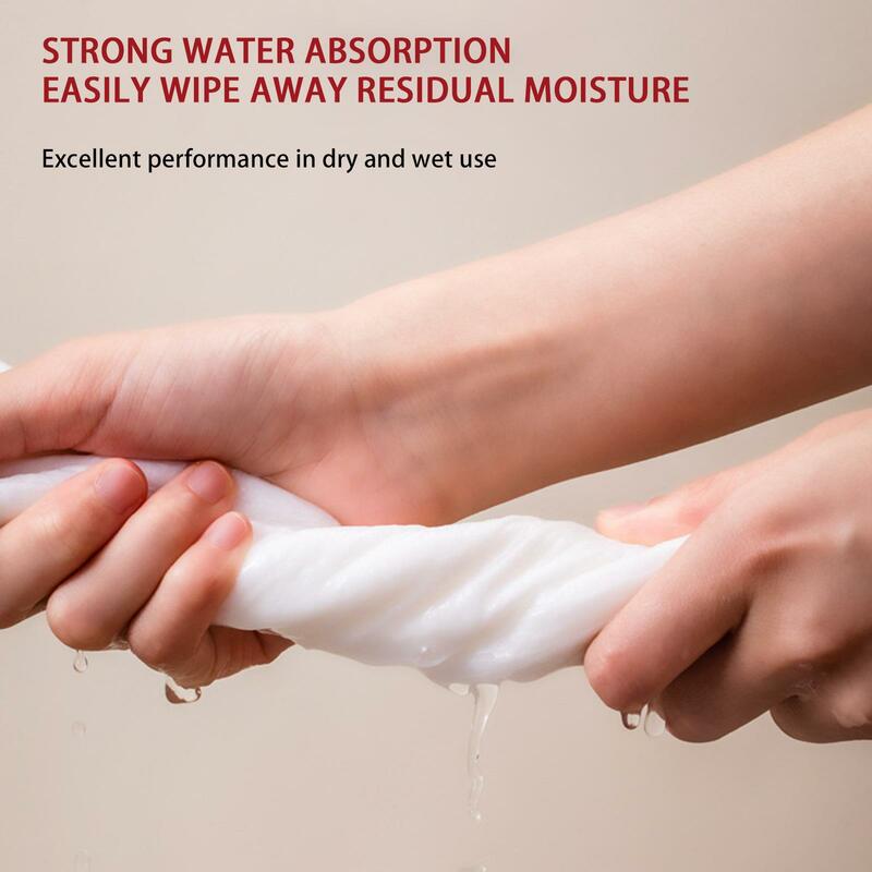 Asciugamano comprimibile monouso in puro cotone da 50/100 pezzi asciutto bagnato uso morbido idratante asciugamano per il viso grande e spesso pulizia del bagno
