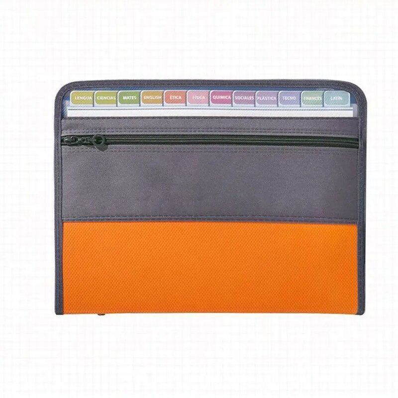 School Accordion Bag Storage Wallet Briefcases Document Organiser Document Organ Bag Expanding Wallet A4 File Folder Bag