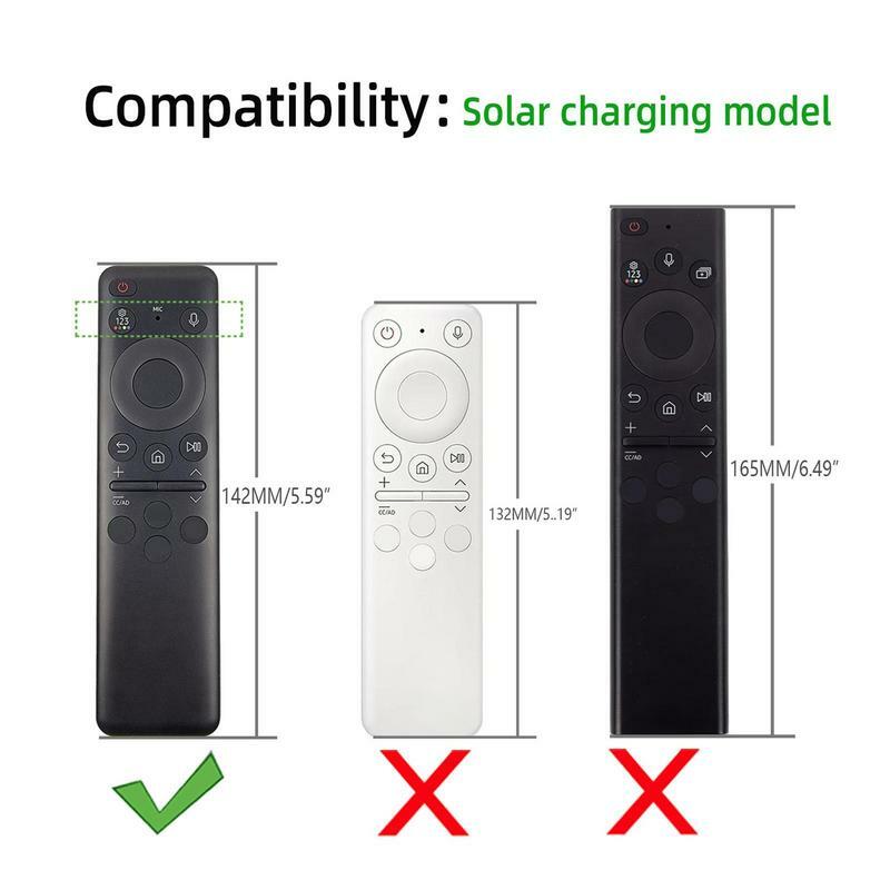 Silicone Case for Samsung Solar Type Remote BN59-01432A/01432B/01432D TV Stick Remote Control Cover Anti Drop Soft Case