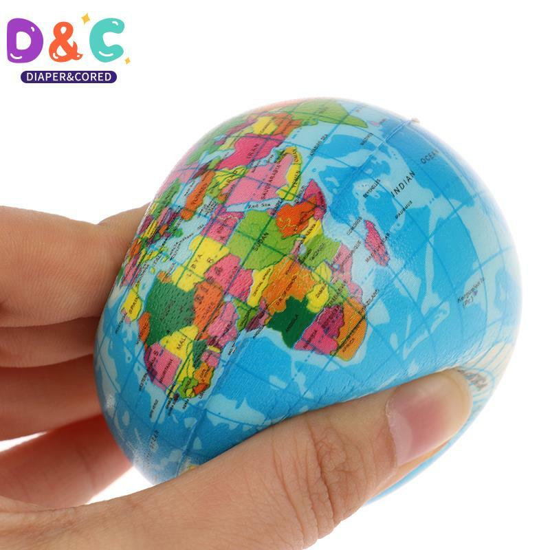Kids Adults Child Creative Gifts Funny Squeeze Prop Stress Relief PU Foam Squeeze Ball Hand Wrist Exercise Sponge Toys