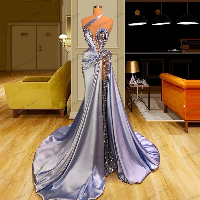 Gorgeous Prom Dress Elegant Evening Dresses For Women 2024 Sheath Mermaid Lace Appliques Robes For Formal Party Vestidos De Gala