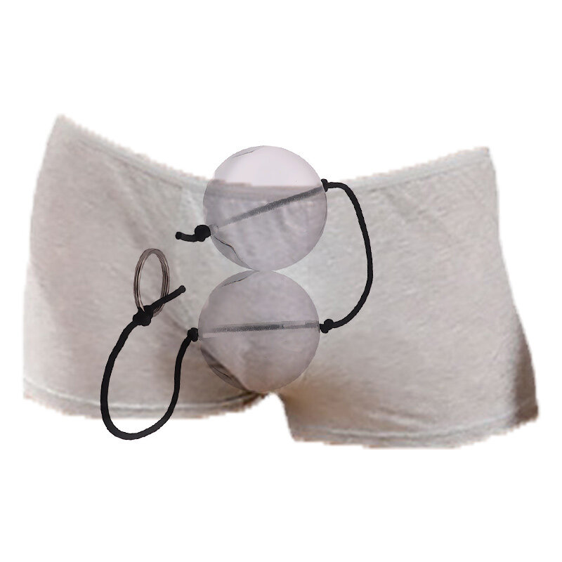 IkFashion-Dispositif de chasteté double transparent pour adulte, sous-vêtements unisexes pour fesses, fitness, trou arrière, lingerie d'exercice