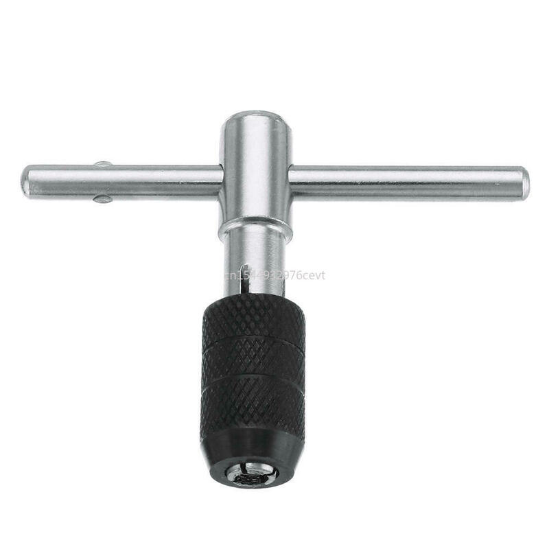 M3/M4/M5/M6/M8 Tap Set With Twist Drill Bits And Wrench 5pcs/Set T Type Machine Hand Screw Thread Taps Reamer hand drill screws