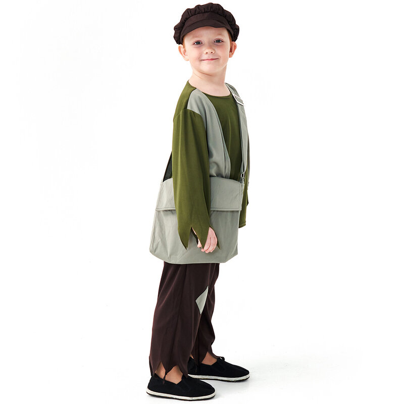 2023 Halloween Carnival Party Outfit Kids Victorian Poor Boy Costume