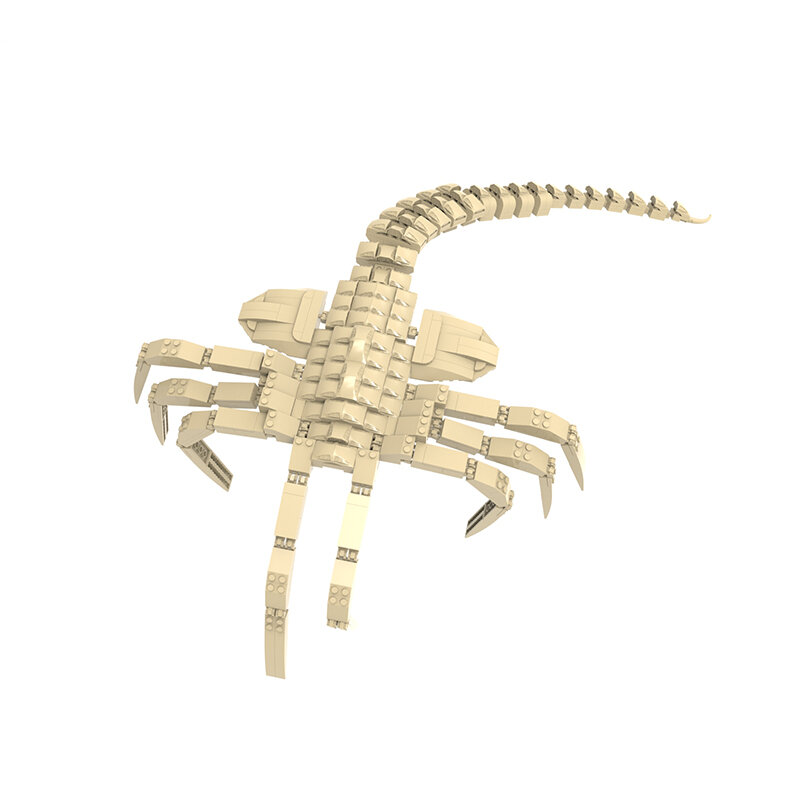Aliened Predator Facehugger Building Block Model Kit MOC parassita scorpione Cosplay Prop Monster Figure Brick Set DIY Kid ToyGift