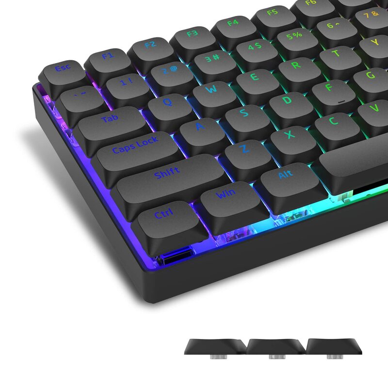 Niestandardowe niskoprofilowe nasadki na klawisze PBT 118 klawiszy Horizon Keyboard Keycaps dla 60% 65% 75% 100% przełączników Cherry Gateron MX Klawiatura dla graczy
