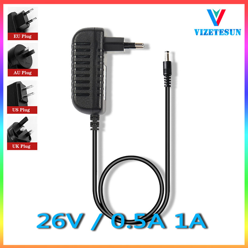 Cable de alimentación para aspiradora 26V, 0,5 a, 26V, 1A, 26V, 500mA