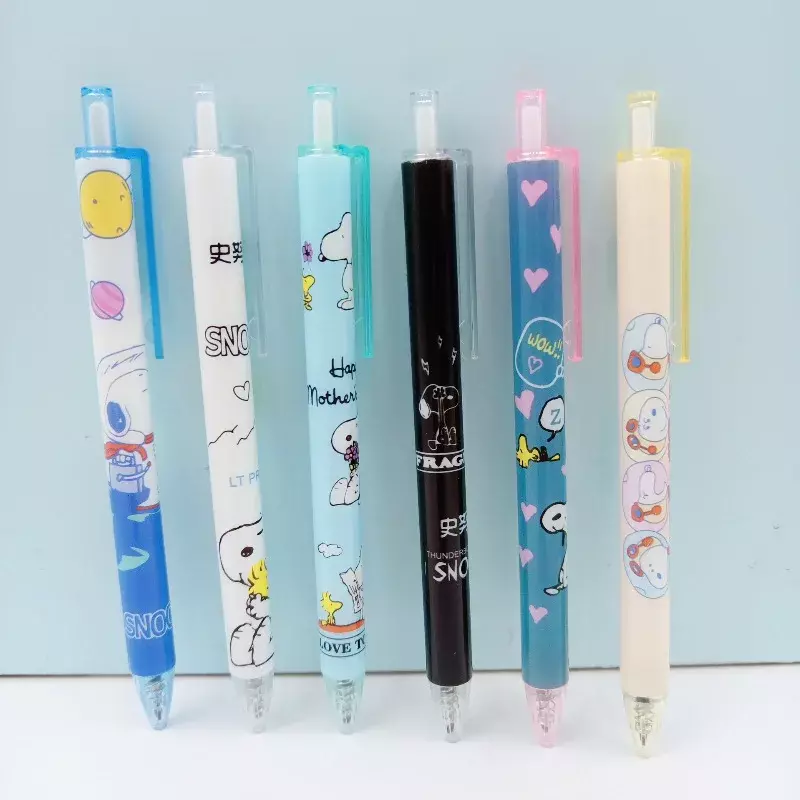 Nowy Kawaii Anime serial animowany Snoopy osobowość twórcza śliczny długopis żelowy studentom wysokiej wartości kolorowa prasa długopis na prezent gorąca wyprzedaż