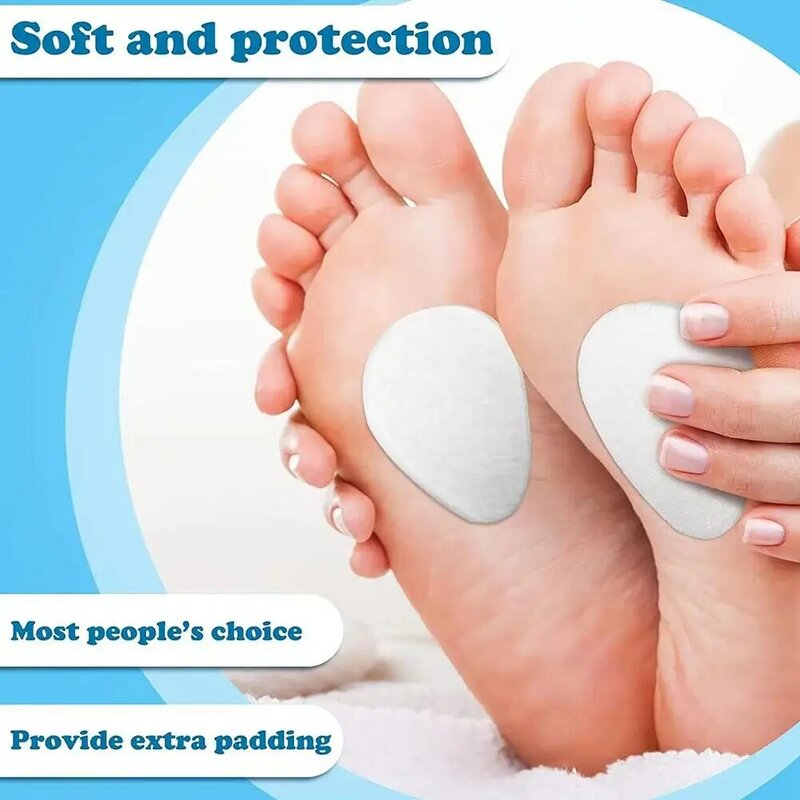 Metatarsal Felt Feet Pads Insert Pads Foot Cushion Pain Relief Forefoot Support Adhesive Foam Foot Cushion Pad For Men And Y2o5