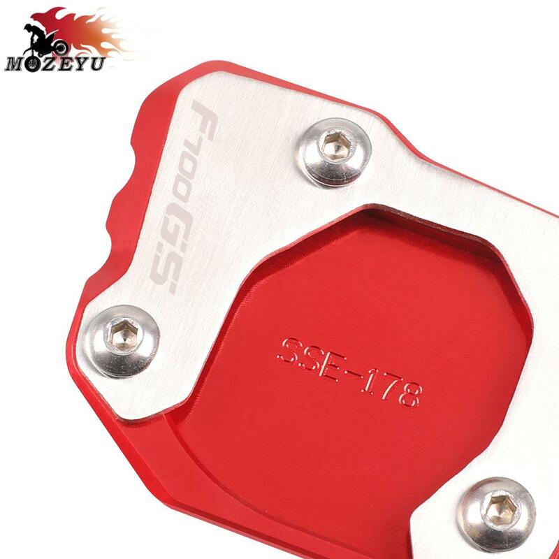 Motorcycle F700 GS Foot Side Stand Enlarger Plate Kickstand Enlarge Extension For BMW F700GS F 700GS F 700 GS 2012-2021 Parts