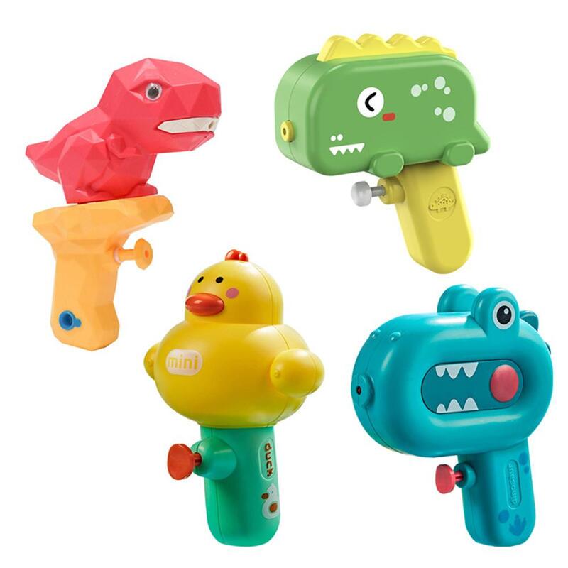 Juguetes de agua de dinosaurio de dibujos animados para niños, animales bonitos, juguetes de lucha contra el agua para fiesta en la piscina en la playa de verano