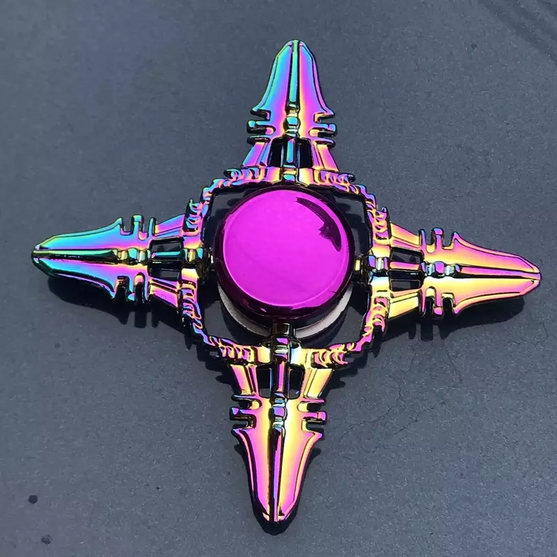 Metal Rainbow Fidget Spinner EDC Hand Spinner Anti-Anxiety Toy for Spinners Focus Relief Stress ADHD Finger Spinner Kids Toys