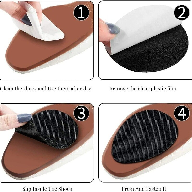 High Heel Sandal Sole Protector Pads Anti-slip Oxford Frosted Sticker for Women Shoes Repair Heel Protection Accessories