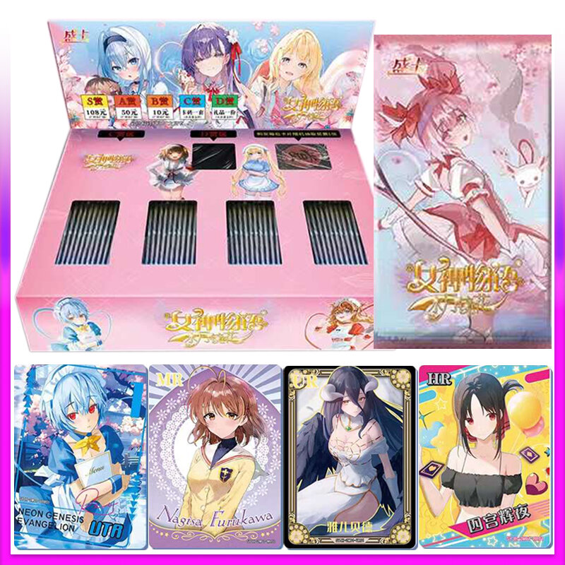 Goddess Story Card Anime Bikini Sexy traje de baño para niñas, juego de mesa, tarjetas de mesa, caja de refuerzo de fiesta, pasatiempos, regalo para niños