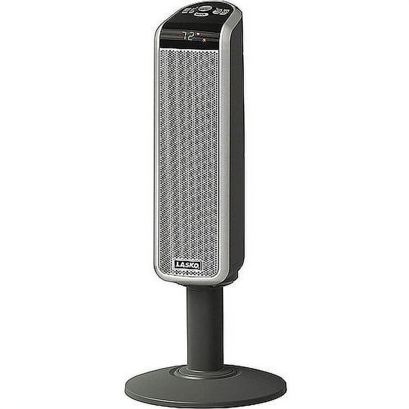 Ceramic Pedestal Electric Space Heater with Remote