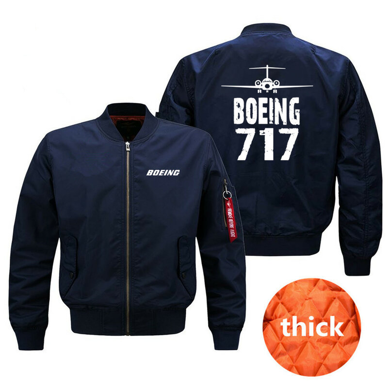 2024 Nieuwe Man Jassen Jassen Lente Herfst Winter Vlieger Boeing 717 Piloten Ma1 Bomberjacks Voor Mannen