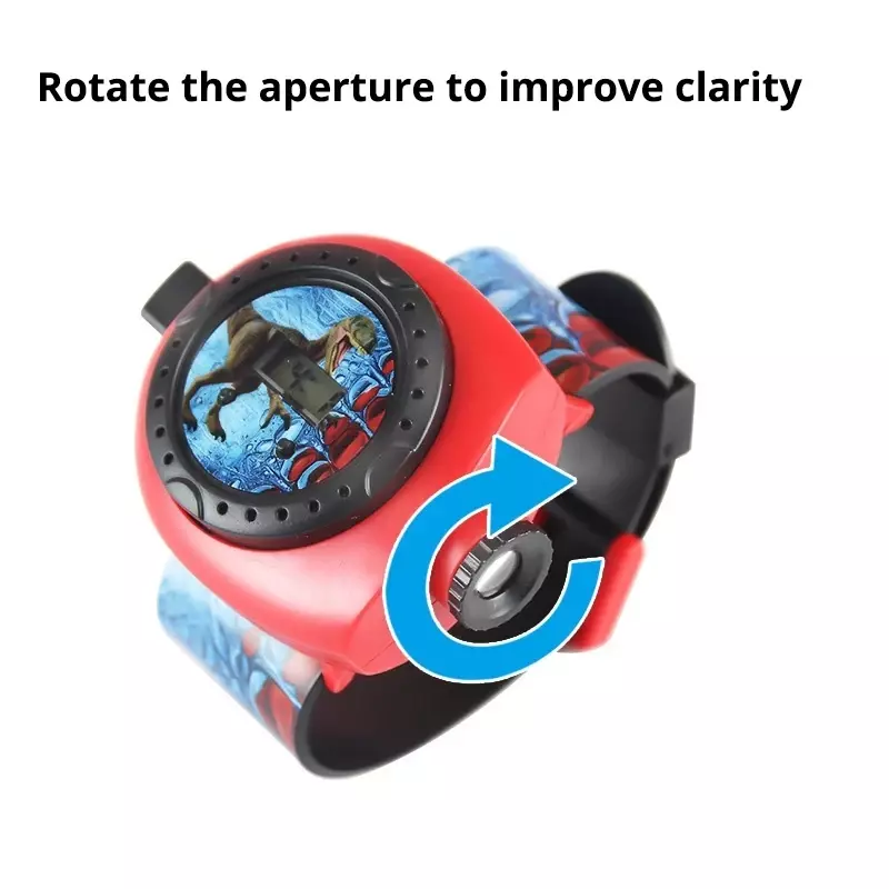 Cartoon Dinosaur Clock Children Projection Watch Project 20 Images Baby Toy Boys Girls Kids Led Electronic Digital Watches Clock