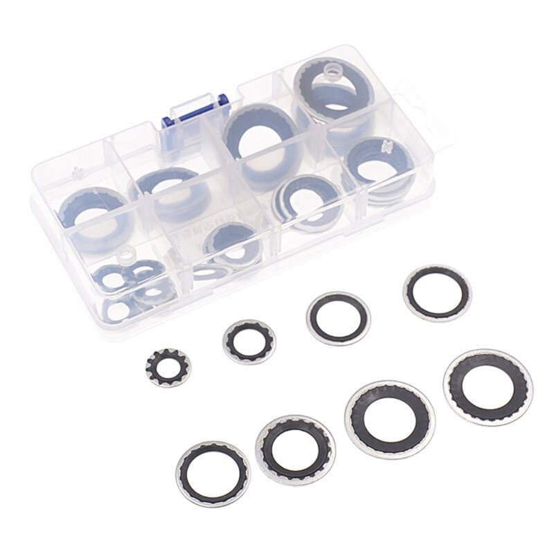 Automotive Air Condition System Sealing O-ring Expansion  Pipe Head Gasket Dropship