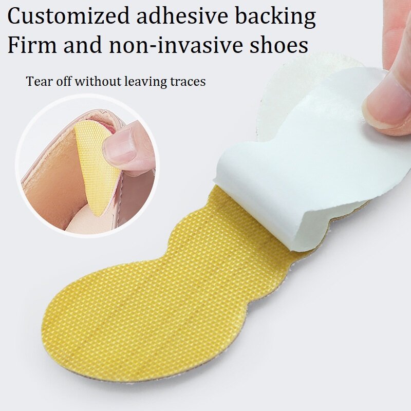 Adhesive Heels Pads Liner Grips Protector Sticker Pain Relief Foot Care Insert Women Insoles for Shoes High Heel Pad Adjust Size