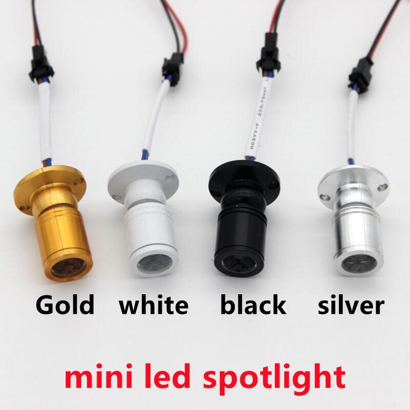 Mini Spot lumineux LED monté en Surface, 1W, 110/220V, pour exposition de bijoux, avec pilote