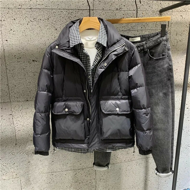 2023 Jackets Men's Stylish Coats Warm and Thick Large Size Winter Jackets Casual Male Outerwear Hip Hop Coats Outerwear Z49