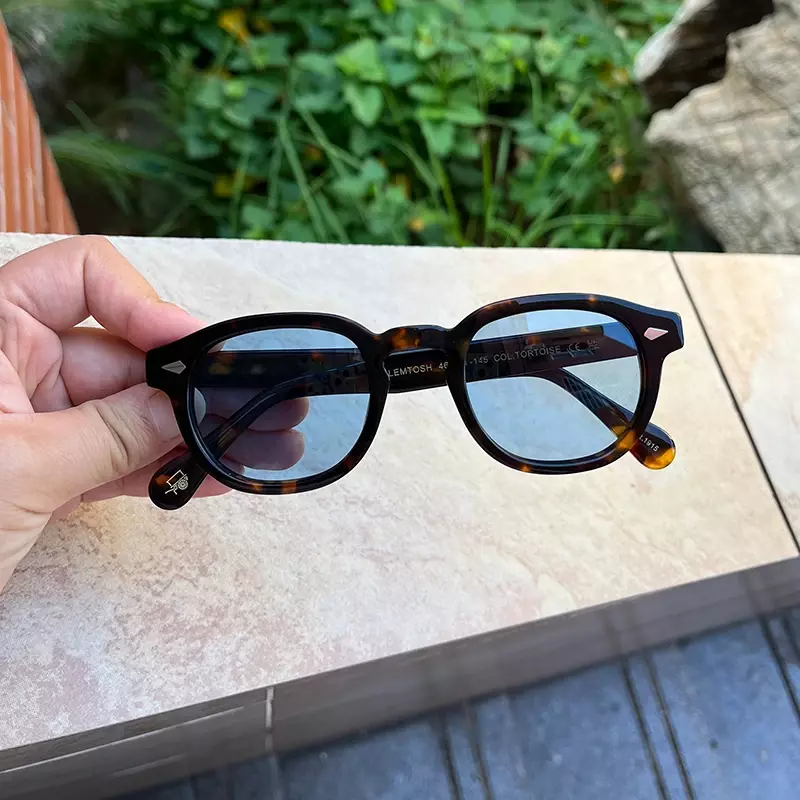 LemRish-Lunettes de soleil ovales vintage pour femmes, lunettes en acétate de haute qualité, UV400, Johnny Depp