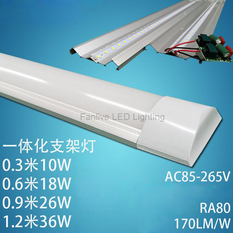 40x New LED Purification Fixture 2FT 3FT 4FT 18W 26W 36W LED Surface Mounted Ceiling Lamps Replace T5 / T8 LED Tube Light
