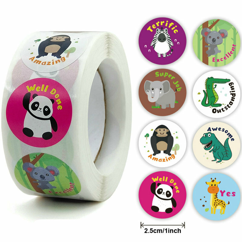 Nieuwe 2023 Beloningssticker Schattige Cartoon Stickers Voor Kinderen Vakantie Cadeau Decoratie Diy Decoratieve Kit Pleisters 50 Stuks