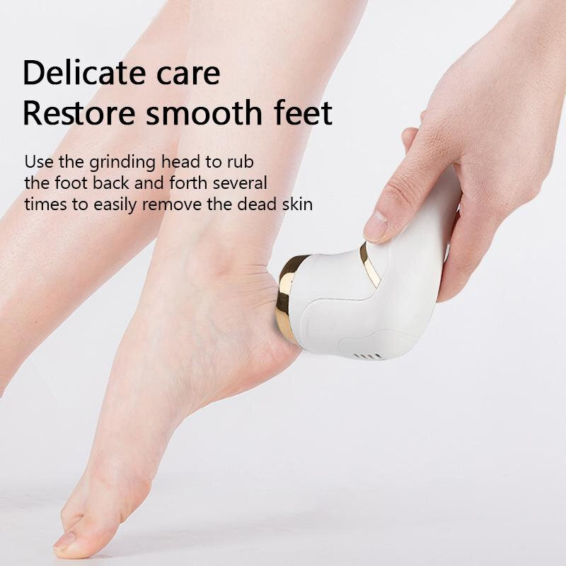 Scrubber professionale per la rimozione del callo del piede elettrico aggiornato per la rimozione della pelle secca e ostinata.