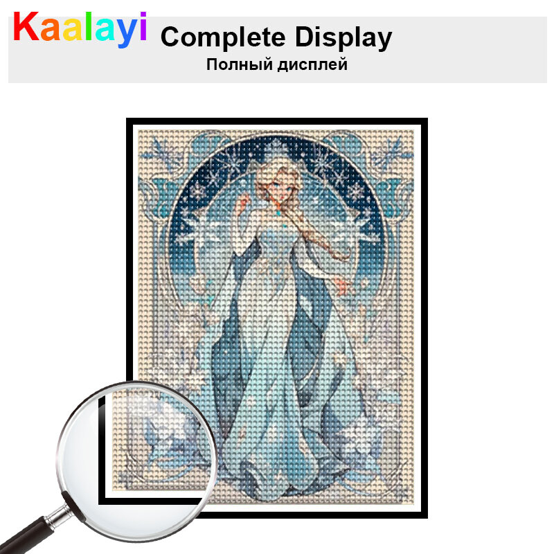 DIY Disney Princess Series Poster Diamond Painting Cartoon Full Diamond Mosaic Embroidery Cross Stitch Kits Home Decoration Gift