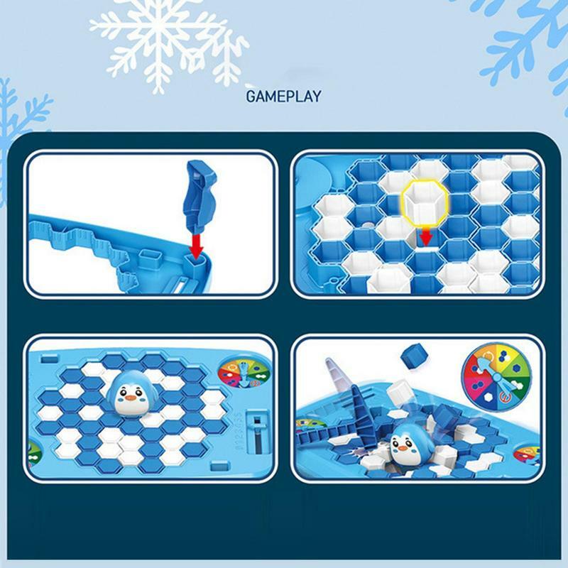 لعبة كسر كتلة الجليد لعبة الوالدين والطفل التفاعلية متعددة البطريق فخ متعة مجلس طاولة الحفلات لغز لعبة للأطفال