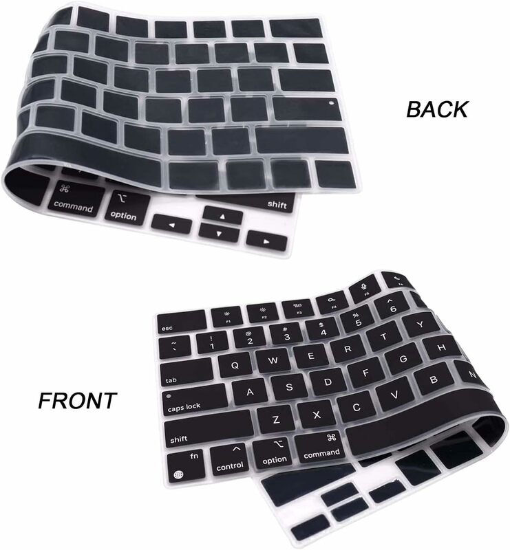 Cubierta de teclado para MacBook 2023 M3 Pro14 A2918 A2992 A2779 y Pro 16 A2991 A2780 A2485 Air 15/13 "A2941 A2681, diseño EU/US, RU ES FR