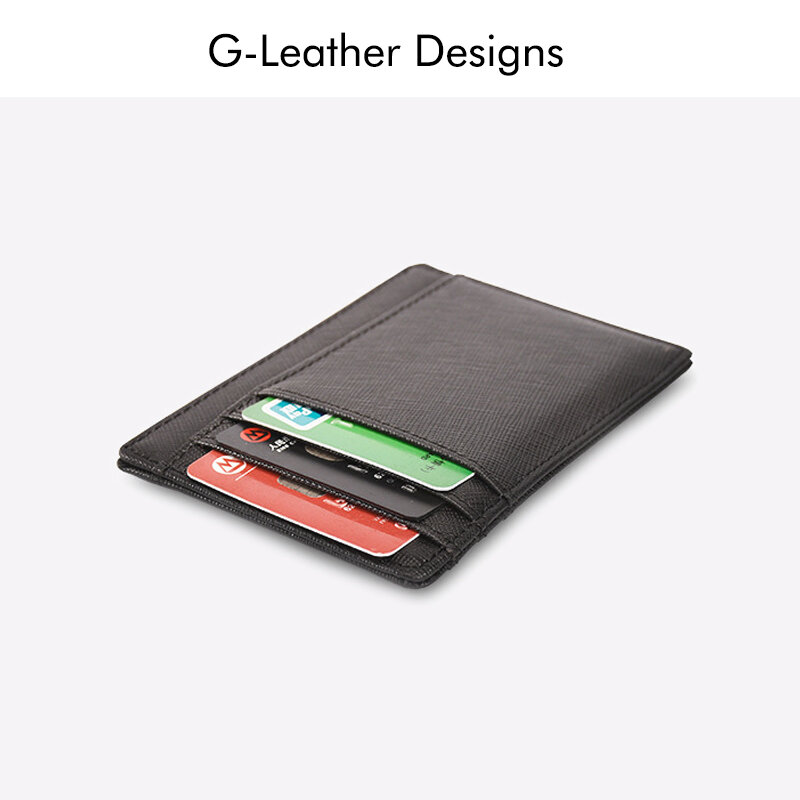 2023 nuova moda in vera pelle di mucca Mini porta carte di credito portafogli borsa sottile porta carte di credito iniziali personalizzate nome