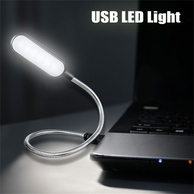 Perlindungan Mata Fleksibel USB Notebook Komputer Siswa Lampu Baca Lampu Meja Buku Lampu Meja Lampu Malam LED