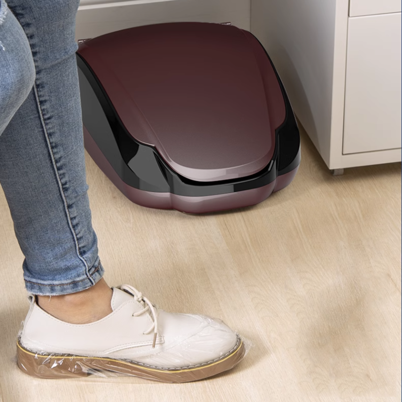 Dozownik folii podeszwa do użytku domowego automatyczna maszyna do folii pokrowiec na buty do polerowania butów zestaw do czyszczenia